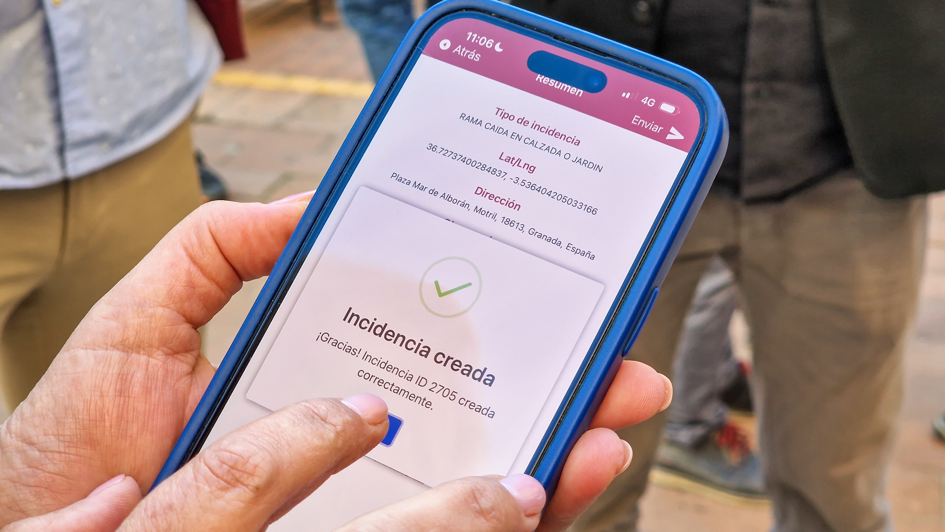 Los motrileños ya pueden comunicar directamente las incidencias urbanas a través de una nueva aplicación móvil